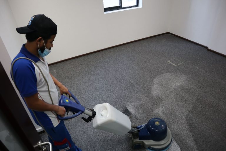 Carpet cleaning job by Emerald in Doha, Qatar